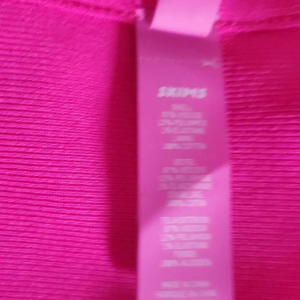 NEW SKIMS KNIT SWIMSUIT MONOKINI IN PINK : SIZE:LARGE
